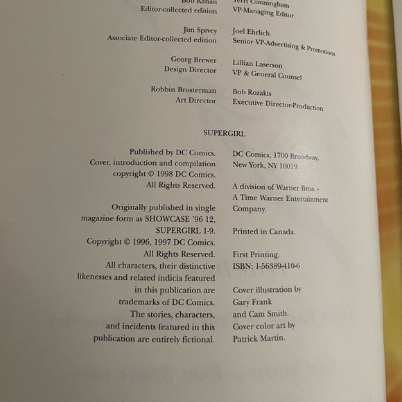 Supergirl DC Comic by Peter David 1998 Publishing EUC - Picture 4 of 5